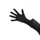 Gants d'examen noir nitrile non poudré 6/7 (S) HEXA /100