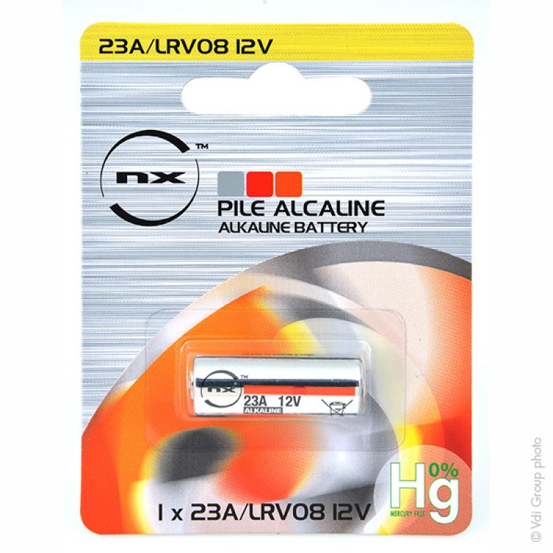 Pile Alcaline LRV08 ou 23A 12 V 55mAh - La Vitrine Médicale 974