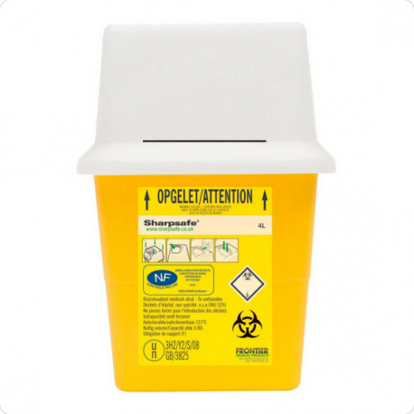 Collecteur DASRI Sharpsafe 4 L