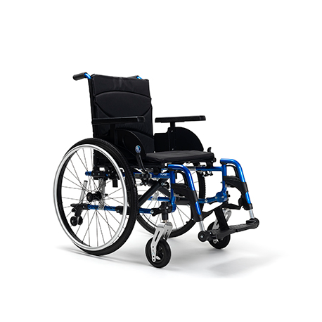 Fauteuil roulant à propulsion manuelle V500 Bleu ou Rouge