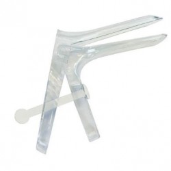 Spéculum vaginal vierge blanc