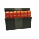 Pilulier semainier design Liberty effet maroquinerie de face ouvert 