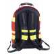 Petit sac à dos rouge IZARD vue des bretelles