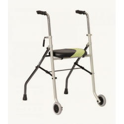 DEAMBULATEUR 2 ROUES avec siege Rollator Actio 2