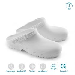 Paire de sabot blancs