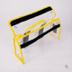 Pochette Cristal L Jaune de face ouvert