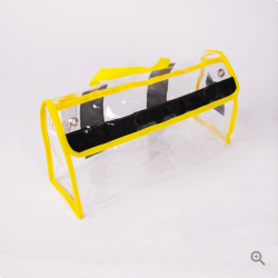 Pochette Cristal L Jaune de face