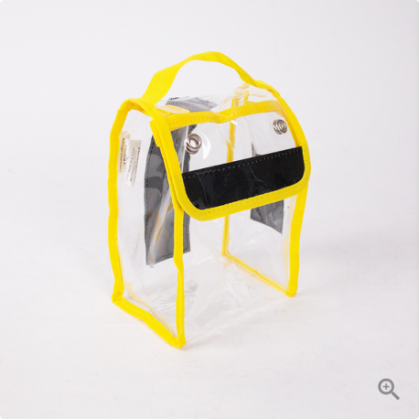 Pochette Cristal L Jaune de face