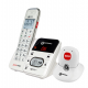 téléphone Doro care secure plus avec ses deux télécommandes bracelet et collier