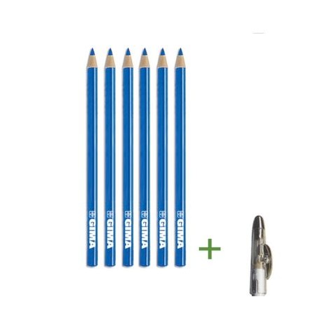 6 Crayons dermographiques avec taille crayon