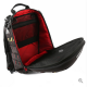 Sac à dos noir MATT ouvert complètement