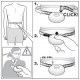 Ruban ergonomique de mesure périmétrique