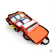 SAC MATRIX ROUGE BANDES JAUNES