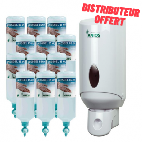 Carton ANIOSGEL 85 NPC flacon de 1 litre airless